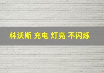 科沃斯 充电 灯亮 不闪烁